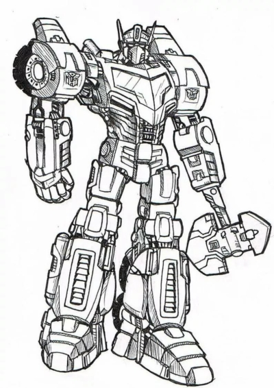 Coloring Pages Transformers - 100 Best Images Free Printable