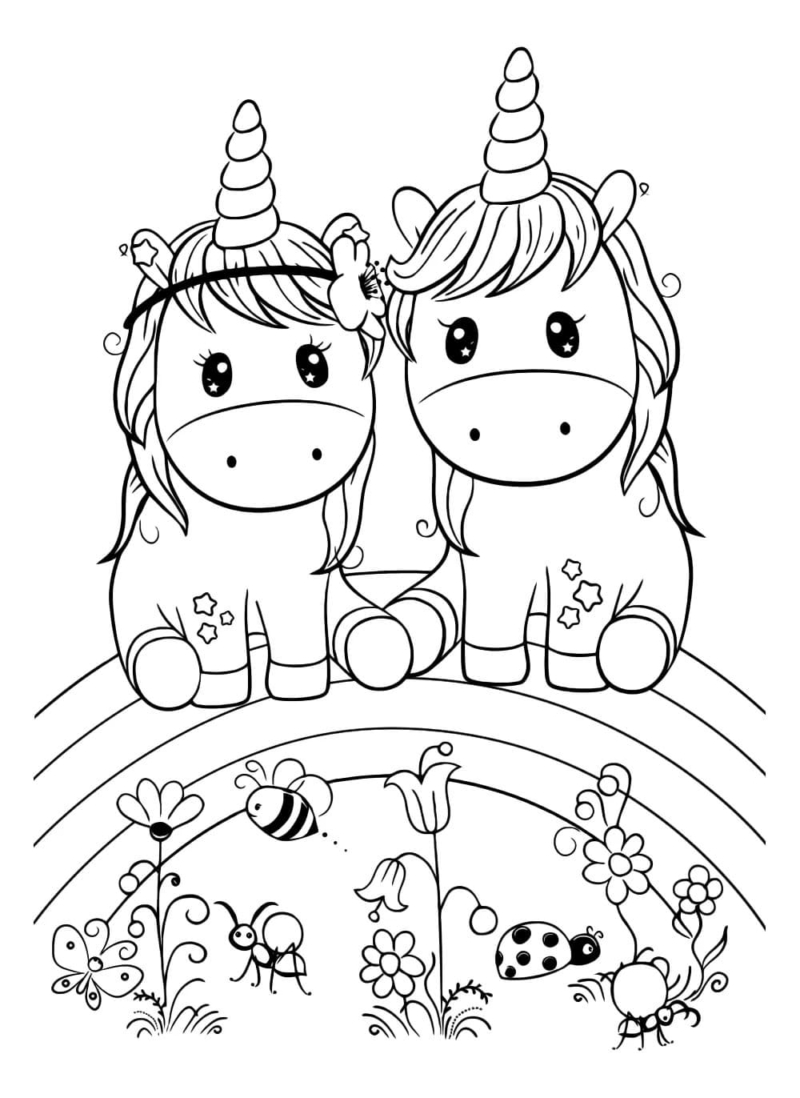 Rainbow Coloring Pages. Free Printable 90 best images