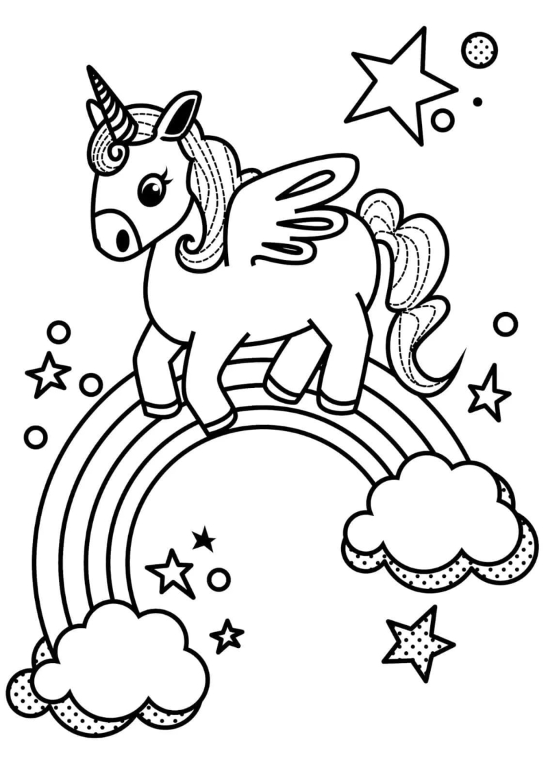 Rainbow Coloring Pages - Free Printable 90 best images