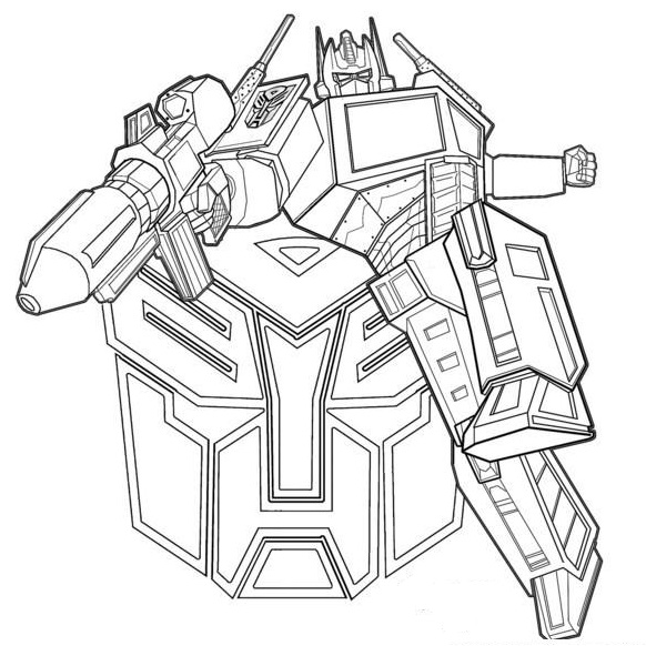 Coloring Pages Transformers - 100 Best Images Free Printable