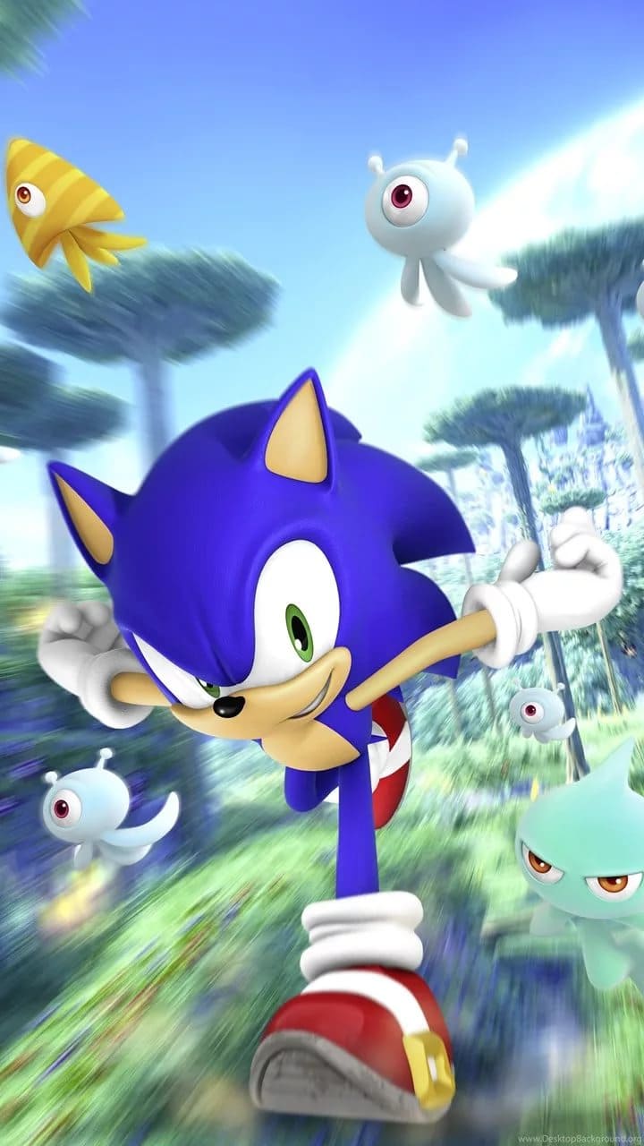 Papel De Parede Do Sonic 3d: Largura 2.00x2.00= 4m2