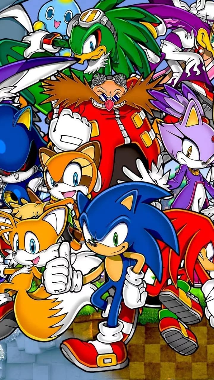 Papel de parede do Sonic para celular. Download de graça