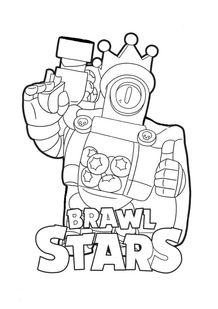 Dibujos Brawl Stars para colorear. Nueva colección gratuita para imprimir