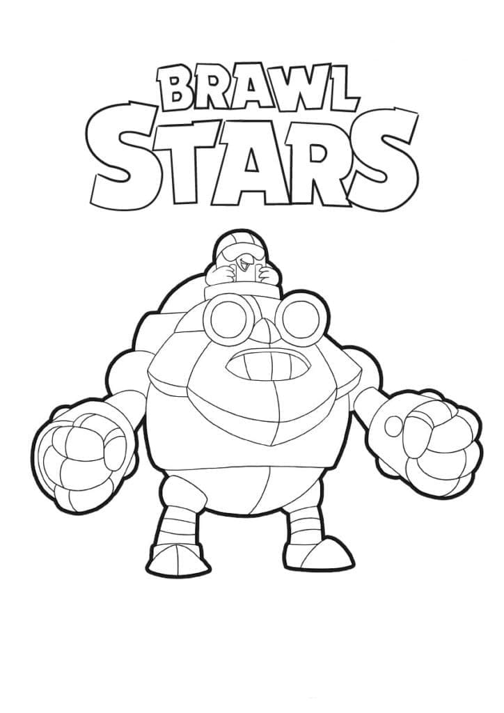 Desenhos de Brawl Stars para colorir. Imprimir gratuitamente