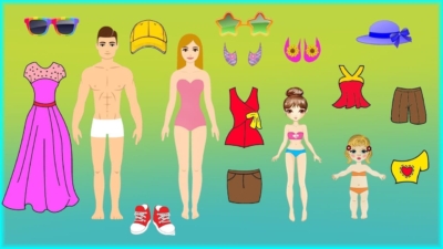 Dress Up Paper Dolls. Best Paper Dolls & Cutouts Images Free Printable