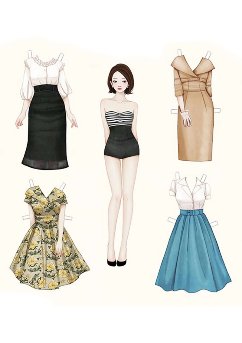 Dress Up Paper Dolls | Best Paper Dolls & Cutouts Images Free Printable