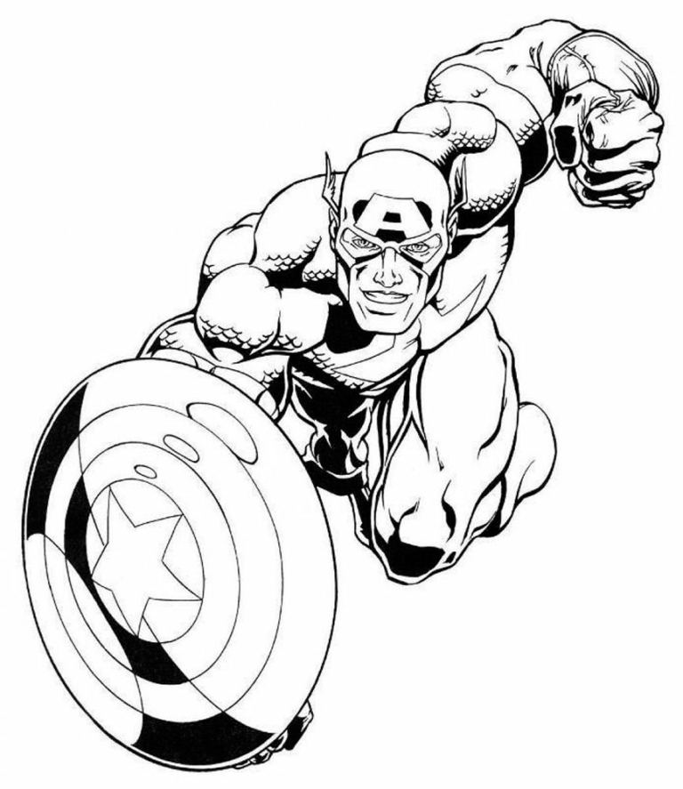 Dibujos de The Avengers para colorear. 100 imágenes para imprimir