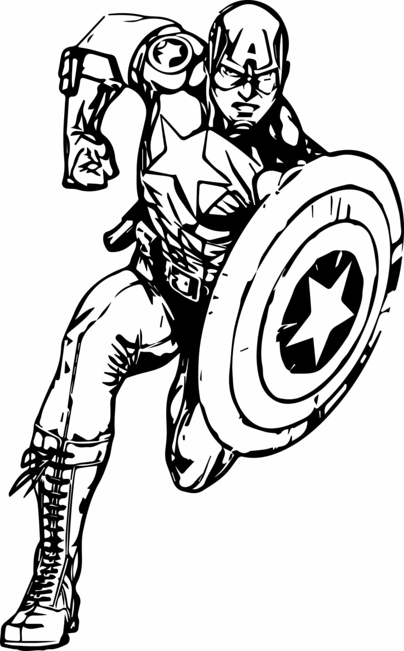 Avengers Coloring Pages. 100 best images Free Printable