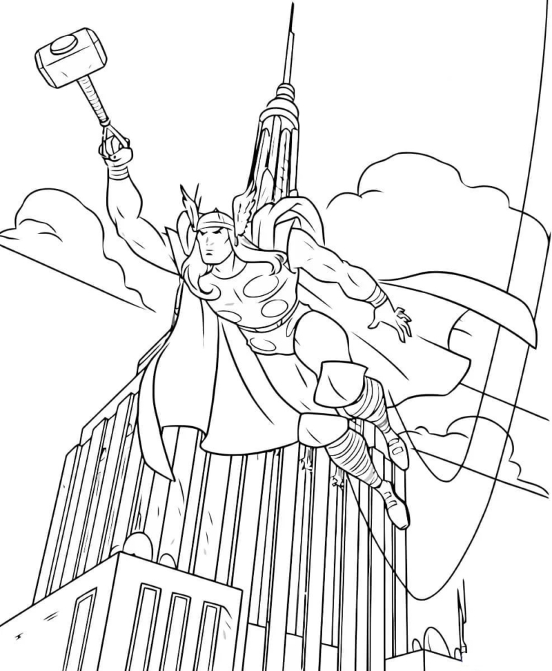 Avengers Coloring Pages. 100 best images Free Printable