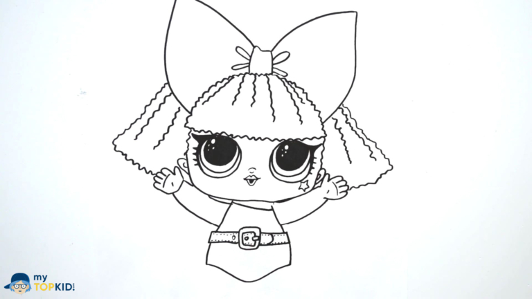 How to draw LOL doll with pencil according to instructions fast and easy