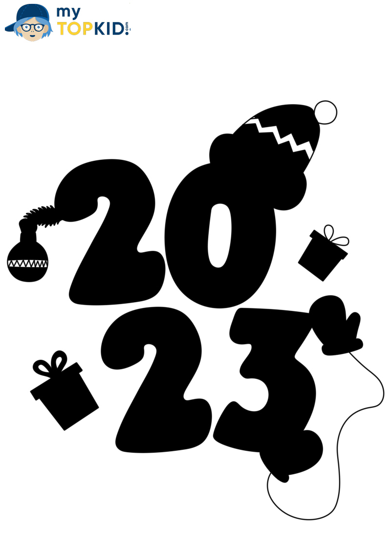 2023 Stencil | Free Printable
