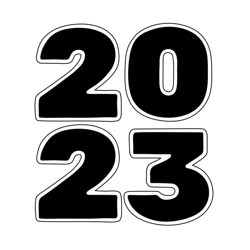 2023 Stencil | Free Printable