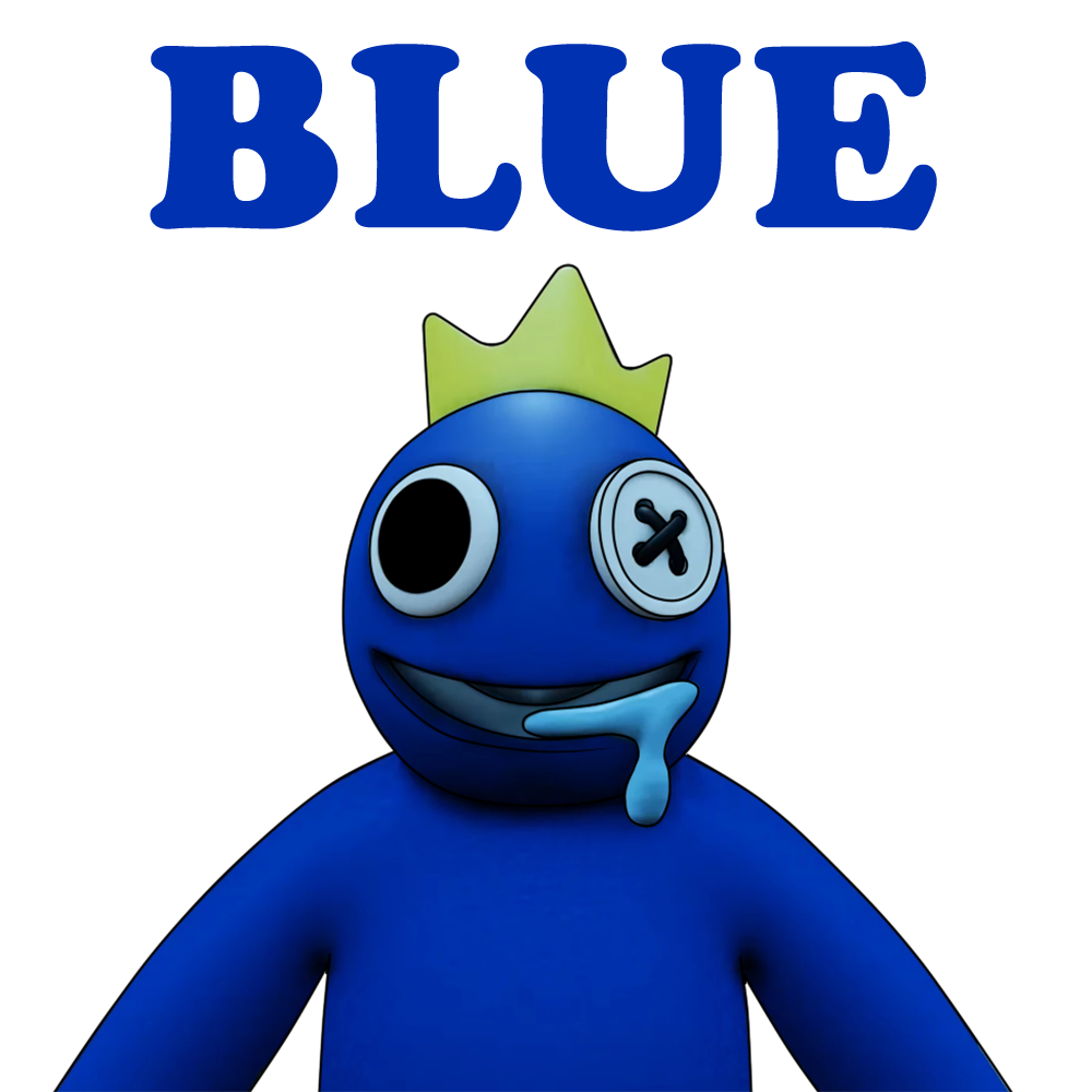 Png of Blue from Rainbow Friends and Gametoons by ZapDaAlienPea on  Sketchers United