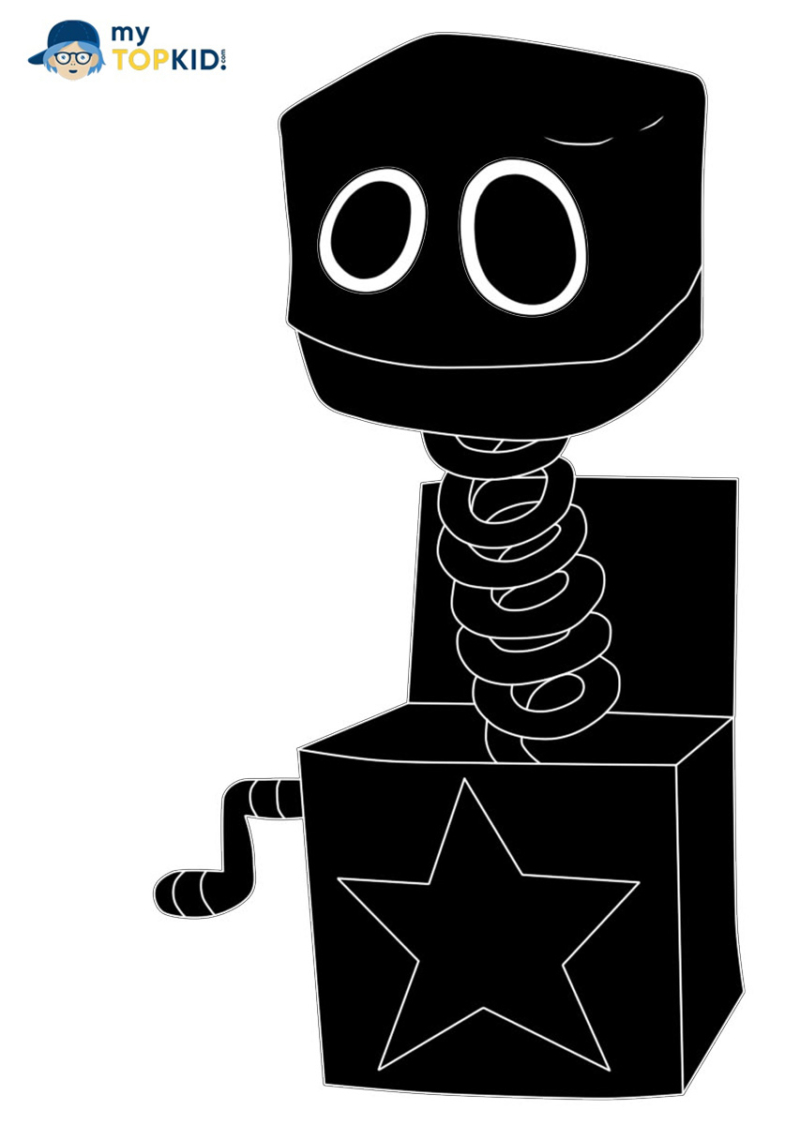 Boxy Boo Stencil | Free Printable