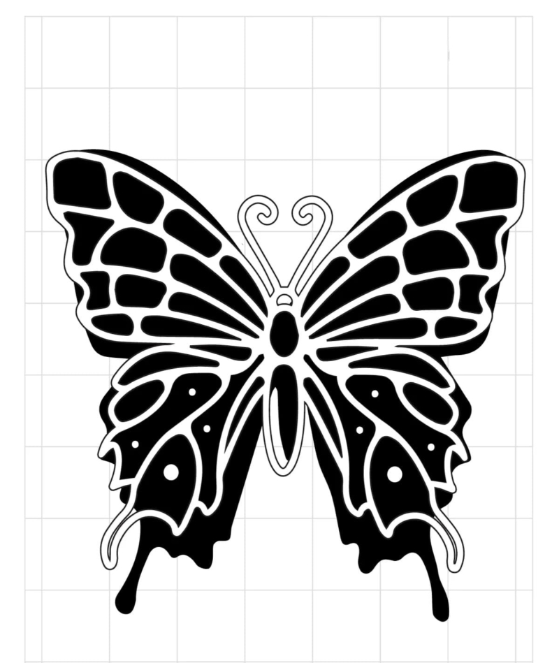 Stencil Farfalle da Stampare