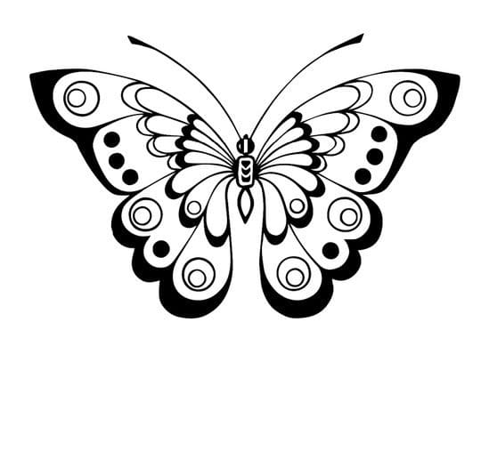 Pochoirs Papillon à imprimer
