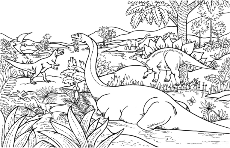 Coloriage Jurassic World Camp Cretaceous - La colo du Crétacé
