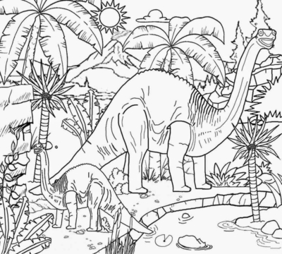 Coloriage Jurassic World Camp Cretaceous - La colo du Crétacé