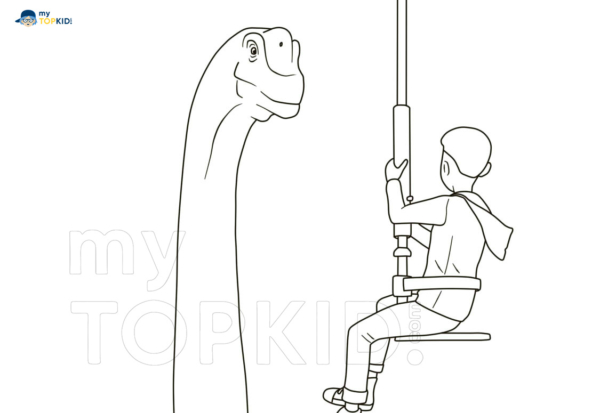 Coloriage Jurassic World Camp Cretaceous - La colo du Crétacé