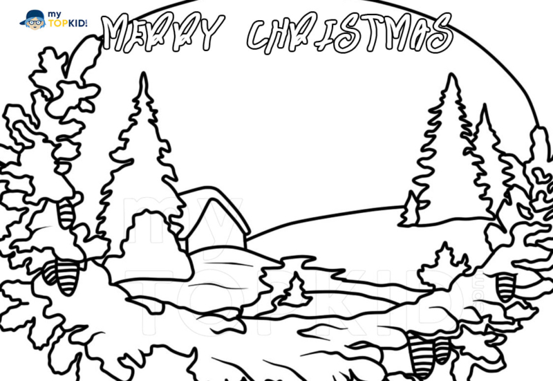 Christmas Coloring Pages. Free Printable Best Collection