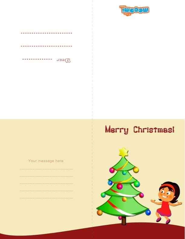 Tarjetas de Navidad para niños | Imprimir gratis