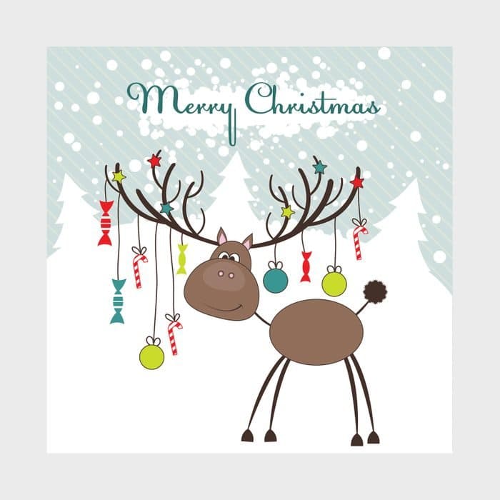 Cartoline di Natale per bambini | Stampa gratis
