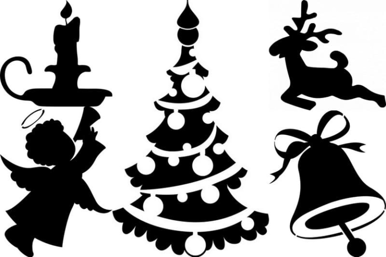 Schablonen Weihnachten | Kostenlos Vorlagen zum Ausdrucken
