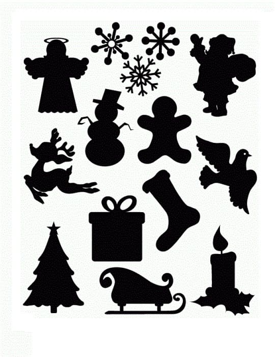 Christmas Stencils | Free Printable