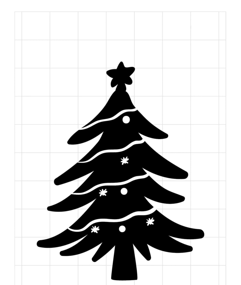 Christmas Tree Stencils | Free Printable