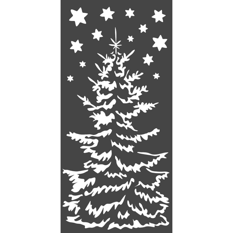Stencil Árvores de Natal para Impressão