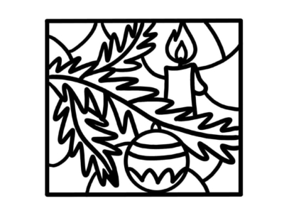 Schablonen Weihnachten Glasmalerei | Kostenlos zum Ausdrucken