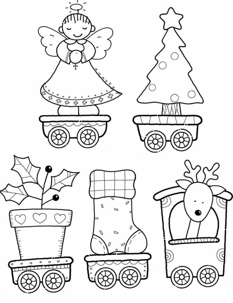 Printable Christmas Window Decorations - Mytopkid.com Christmas Window Stencils 44 800x1041 