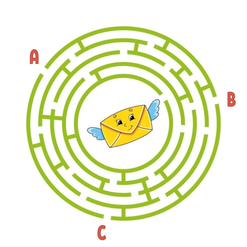 Circle Maze for Kids | Free Printable