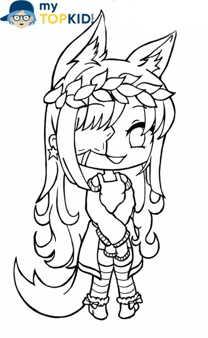 Gacha Life Coloring Pages - New Unique Collection | Print for Free