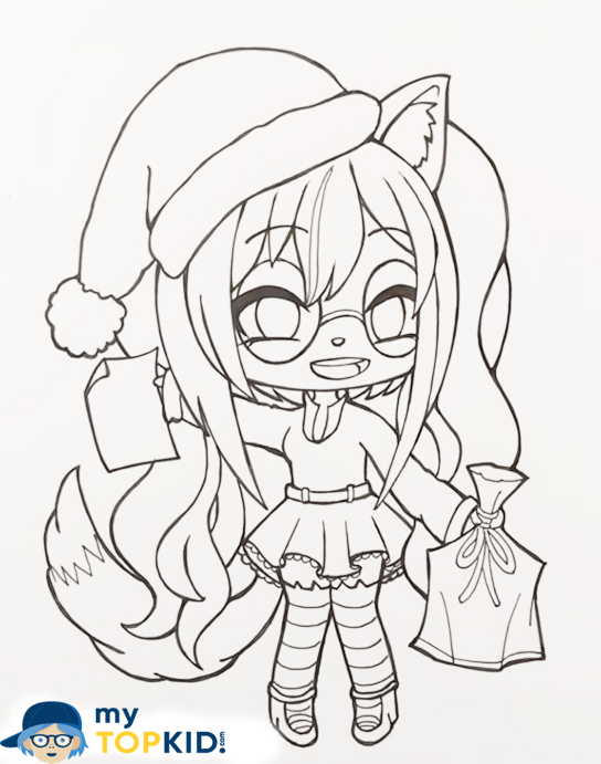 Gacha Life Coloring Pages - New Unique Collection | Print for Free