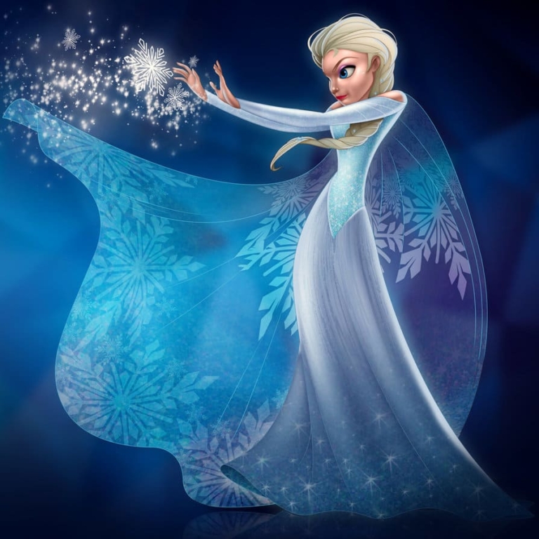 Bilder von Elsa aus dem Film Eiskönigin. Frozen