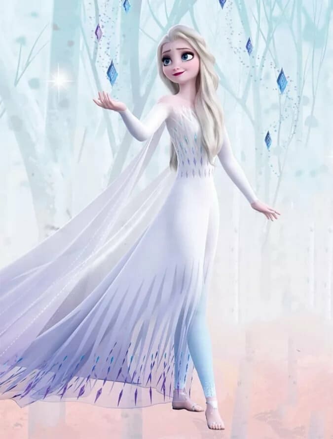 Zdjęcia Elsy z kreskówki Kraina lodu (Frozen). Pobierz dobrą jakość