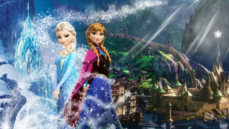 Immagini di Elsa dal film Frozen. Foto di buona qualità