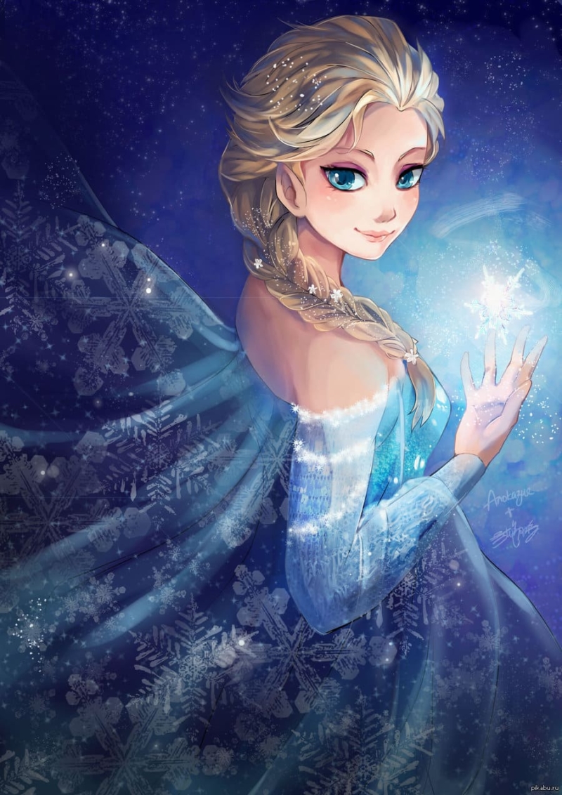 Bilder von Elsa aus dem Film Eiskönigin. Frozen