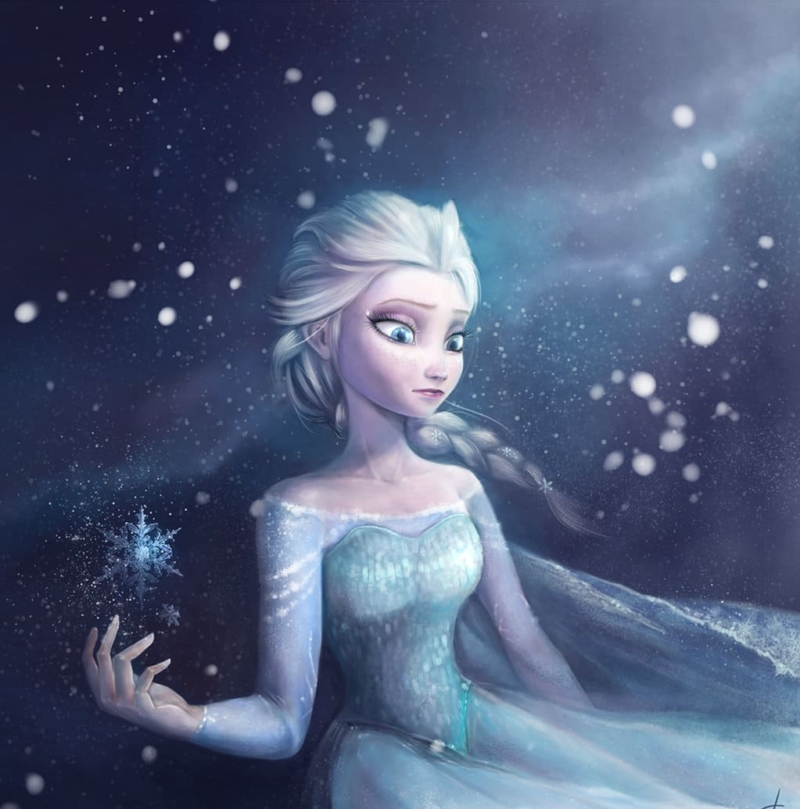 Zdjęcia Elsy z kreskówki Kraina lodu (Frozen). Pobierz dobrą jakość