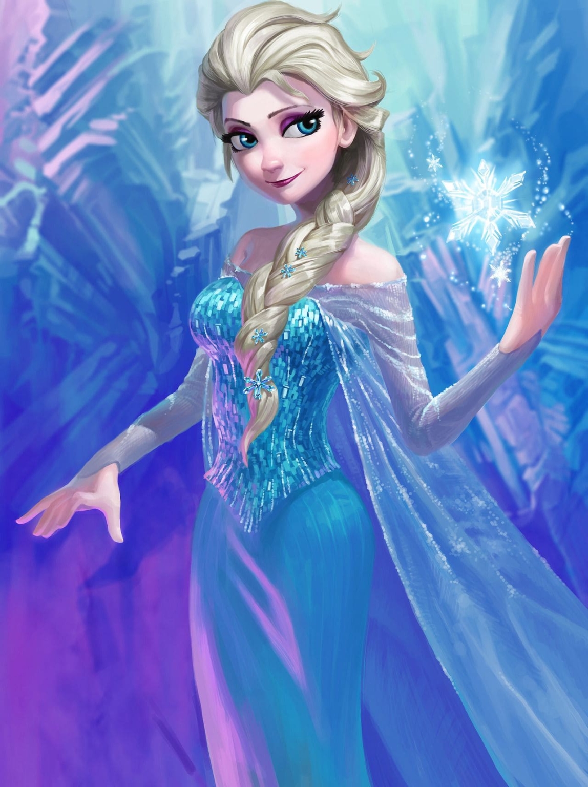 Bilder von Elsa aus dem Film Eiskönigin. Frozen