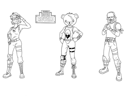 Disegni da colorare Fortnite. 110 immagini di personaggi unici da stampare