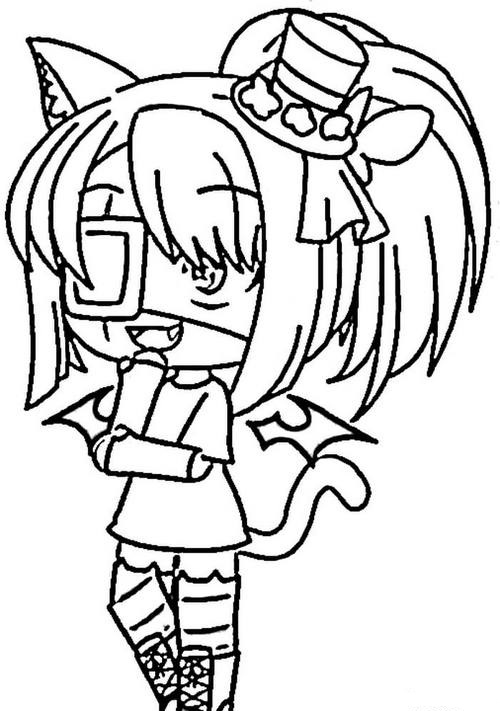 Desenhos para colorir de Pretty Girl Gacha Life - Desenhos para