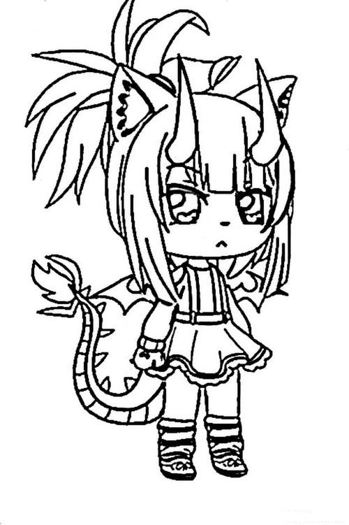 Download Gacha Life Coloring Pages. New Unique Collection. Print ...