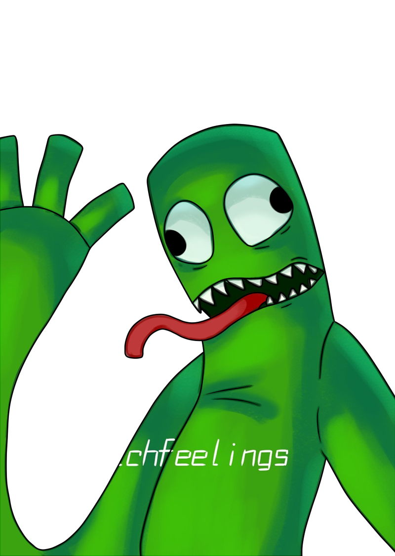 Png of Green from Rainbow Friends and Gametoons by ZapDaAlienPea on  Sketchers United