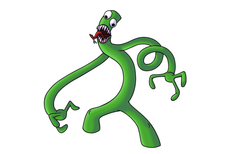 Png of Green from Rainbow Friends and Gametoons by ZapDaAlienPea on  Sketchers United