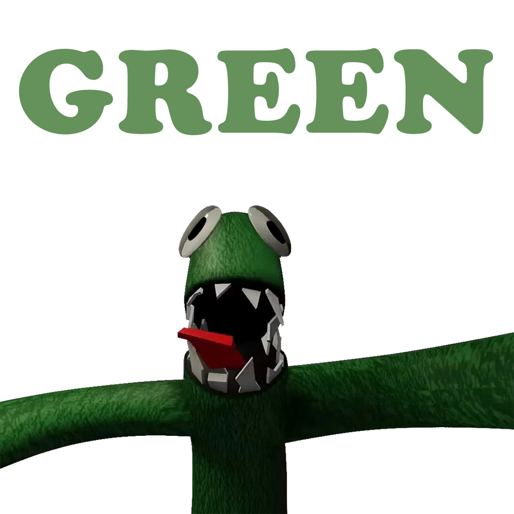 Картинки Зеленый Радужный Друг на прозрачном фоне | Скачать