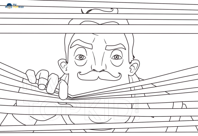 Coloriage Hello Neighbor. 25 images à imprimer gratuitement