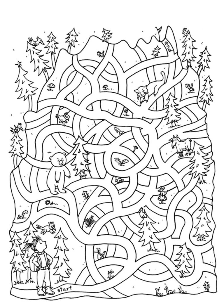 Labyrinthe für kinder. 100 neue Rätsel zum Drucken