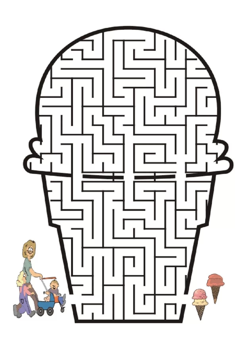 Mazes for Kids - 100 New Labyrinths Free Printable